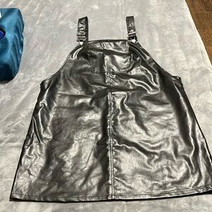3 for $10 Pleather overall dress